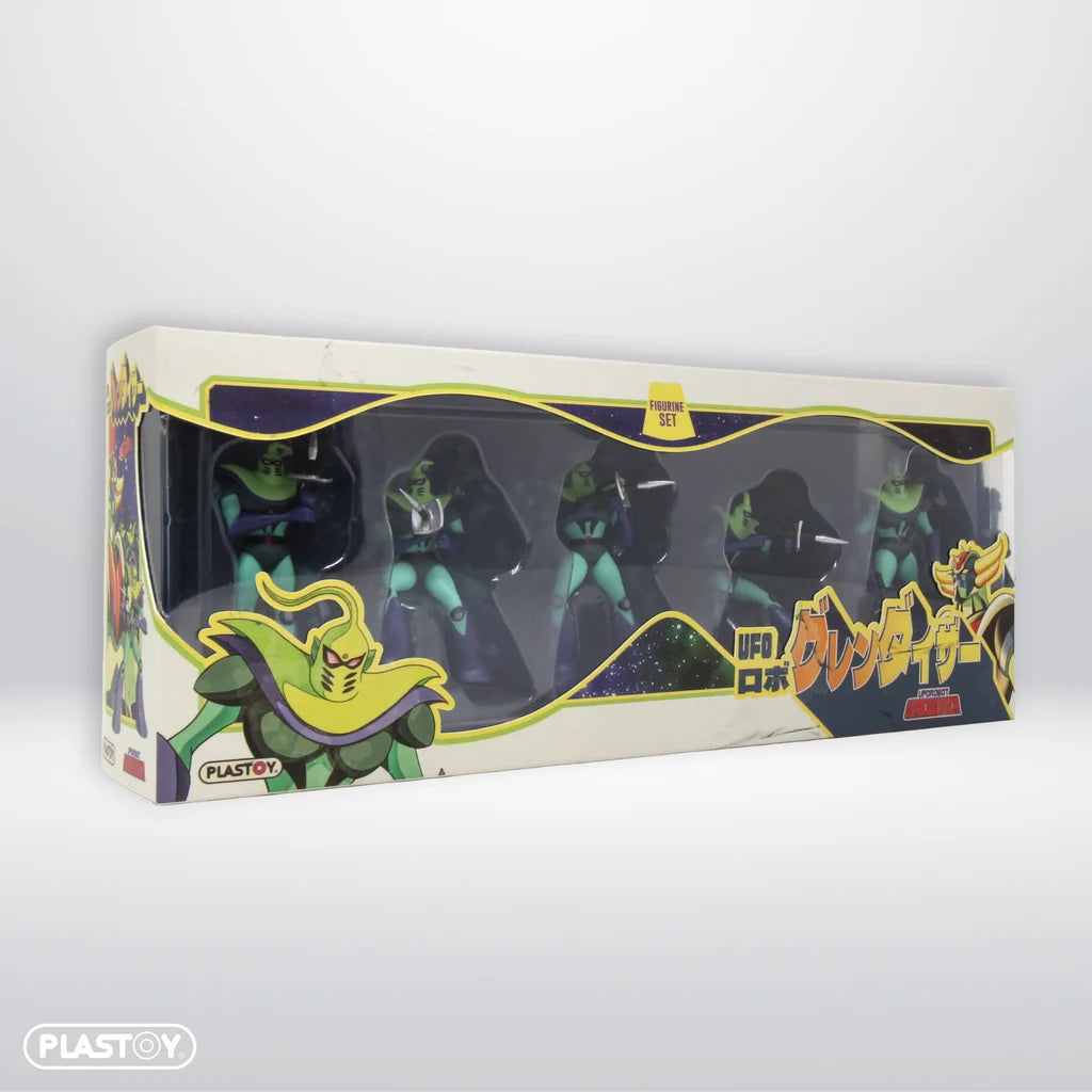 Goldorak – Set 5 Figurines Soldats de Véga – 7 cm