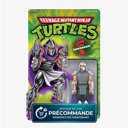 Teenage Mutant Ninja Turtles ReAction+ figurine Wave 01 Shredder