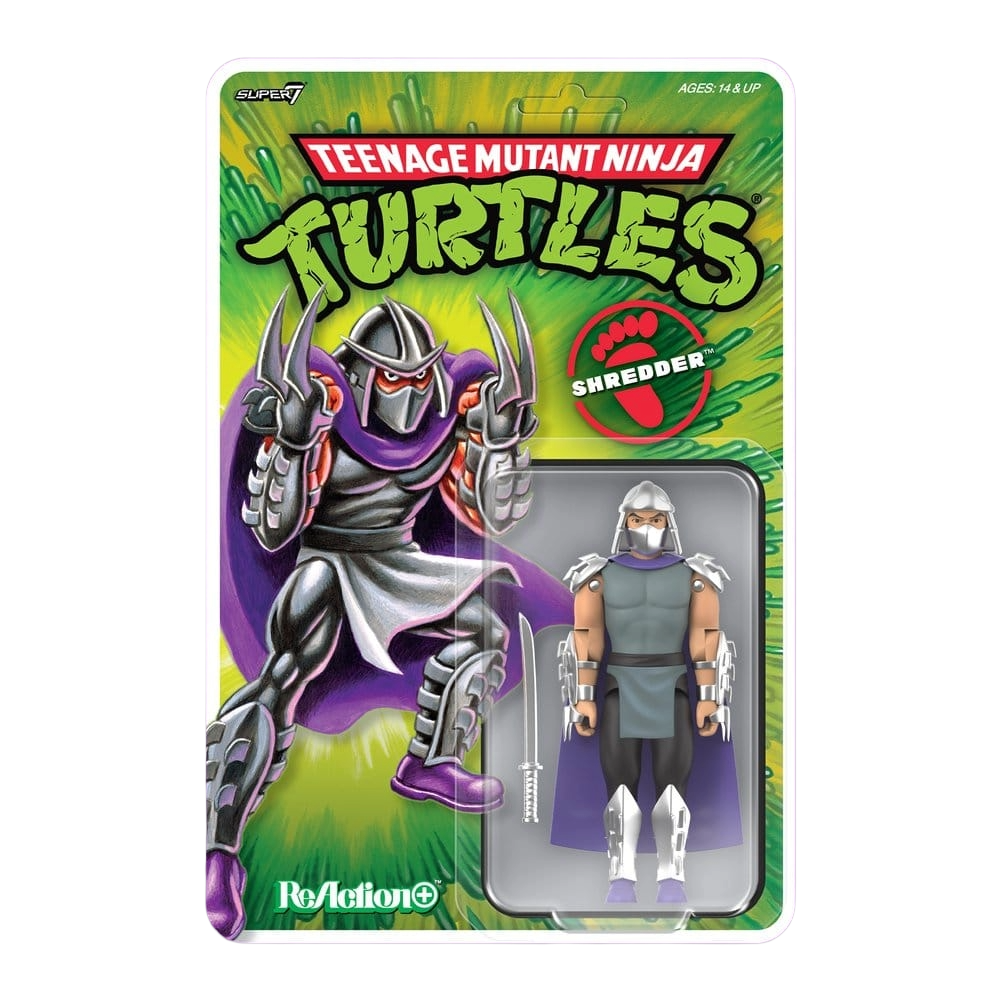Teenage Mutant Ninja Turtles ReAction+ figurine Wave 01 Shredder