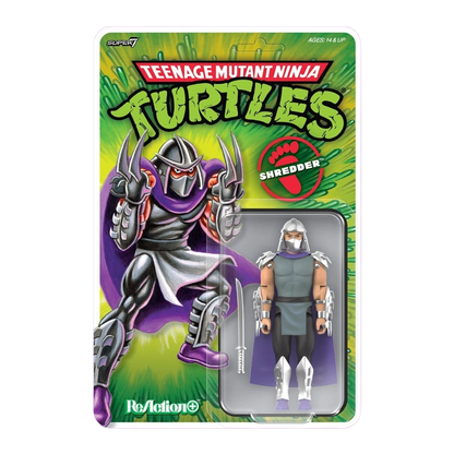 Teenage Mutant Ninja Turtles ReAction+ figurine Wave 01 Shredder