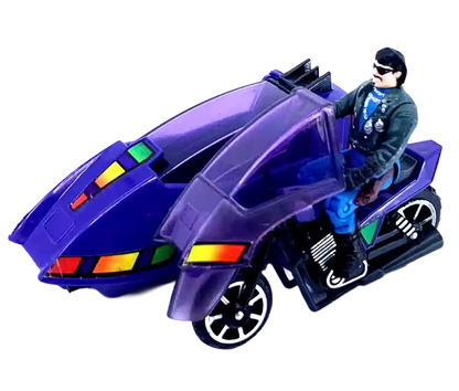 Figurine Sly Rax Piranha du véhicule SSC Stealth Submarine Cycle de la série M.A.S.K. de The Loyal Subject.