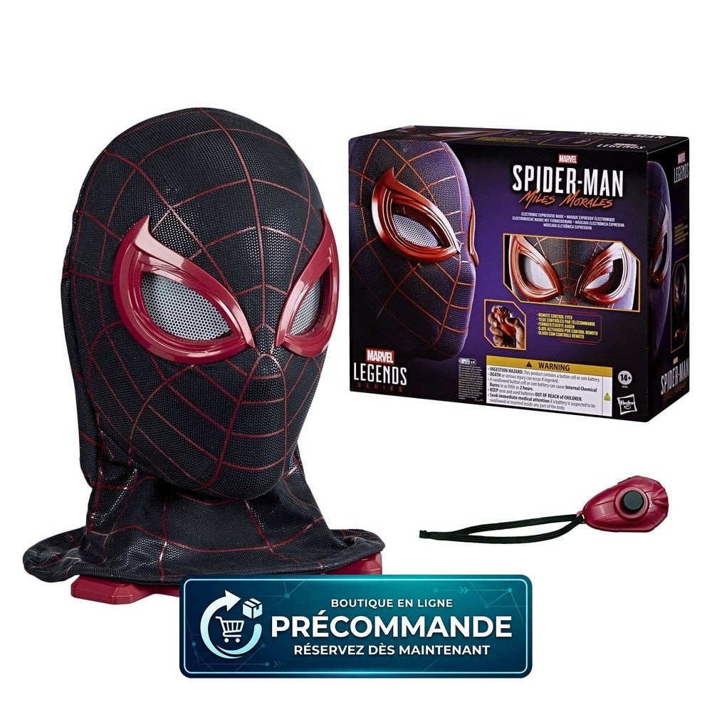 Spider-Man: Miles Morales – Marvel Legends – Masque électronique expressif 1:1