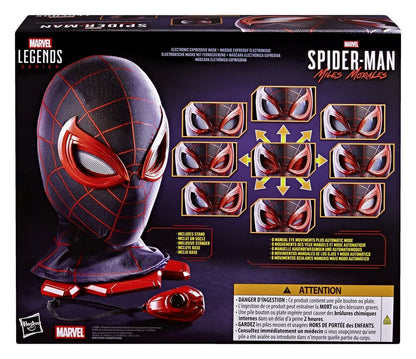 Spider-Man: Miles Morales – Marvel Legends – Masque électronique expressif 1:1