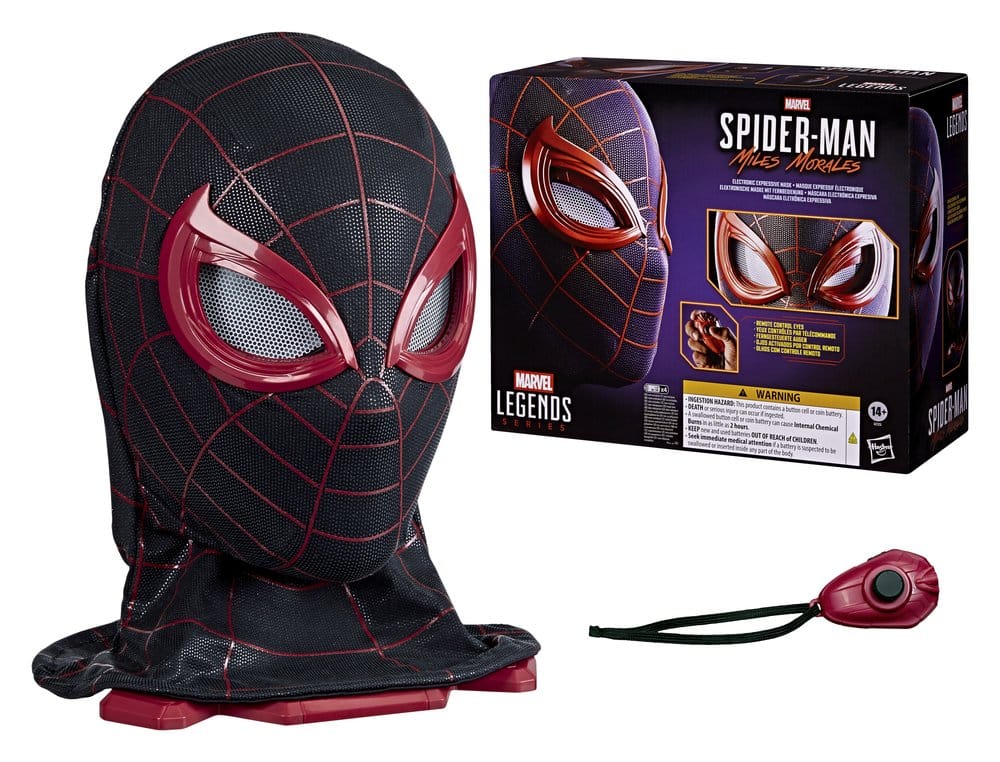 Spider-Man: Miles Morales – Marvel Legends – Masque électronique expressif 1:1