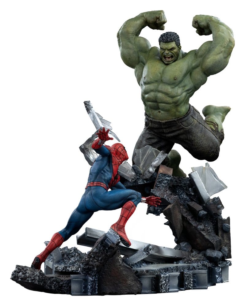 Marvel Comics – Statuette Spider-Man vs Hulk Art Scale 1/10 – 38 cm