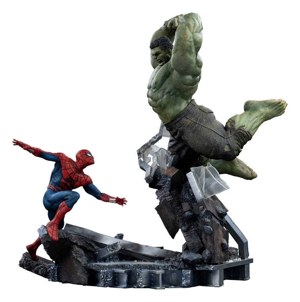 Marvel Comics – Statuette Spider-Man vs Hulk Art Scale 1/10 – 38 cm