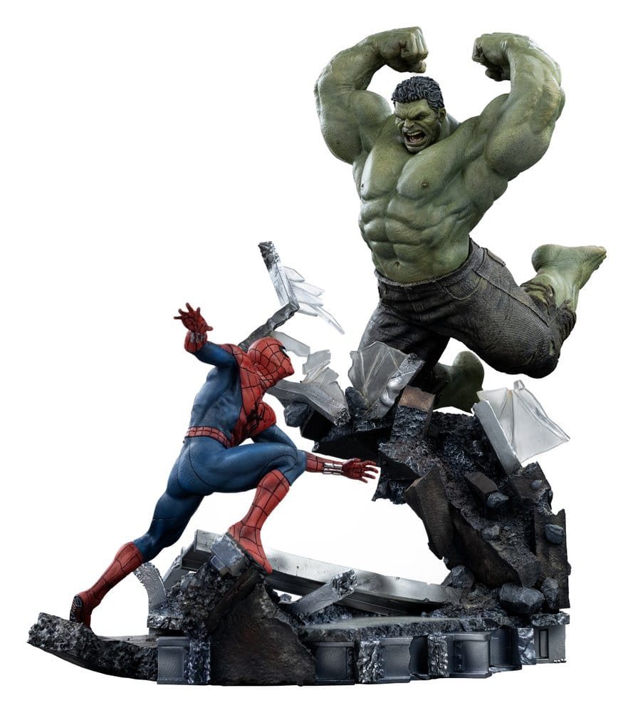 Marvel Comics – Statuette Spider-Man vs Hulk Art Scale 1/10 – 38 cm