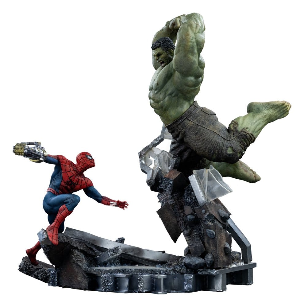 Marvel Comics – Statuette Spider-Man vs Hulk Art Scale 1/10 – 38 cm