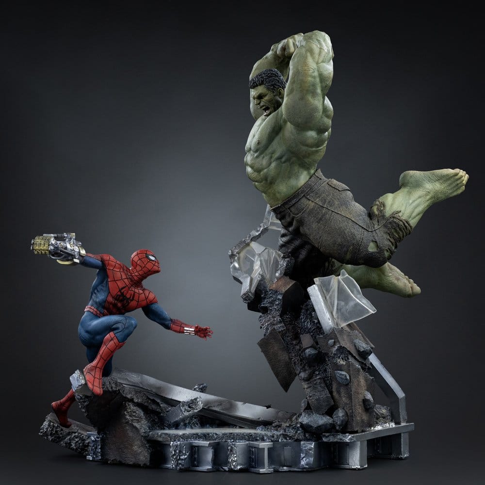 Marvel Comics – Statuette Spider-Man vs Hulk Art Scale 1/10 – 38 cm