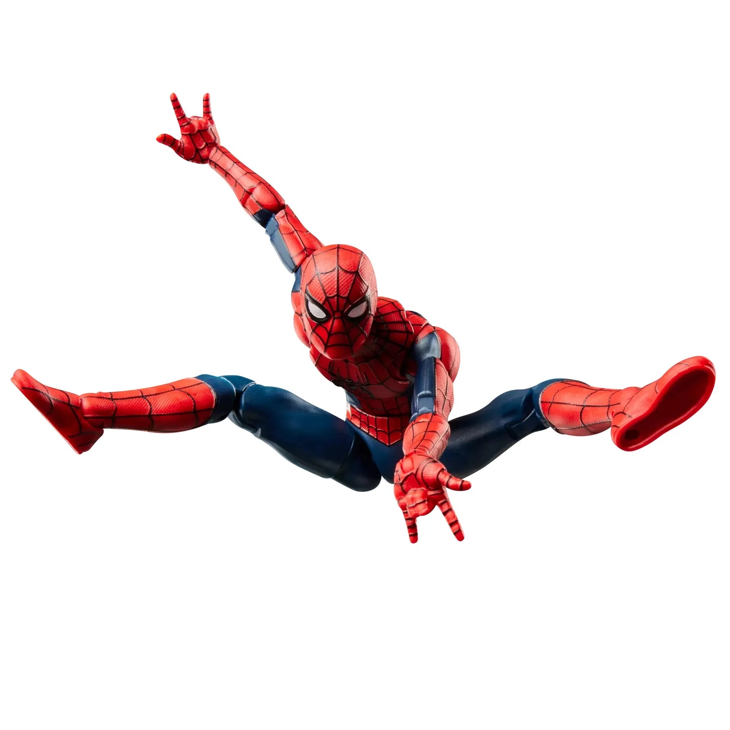 Figurine articulée Marvel Legends Spider-Man (Brand New Day) de 15cm, personnage de l'univers Marvel, par Hasbro.