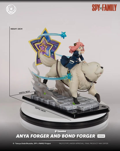 Spy × Family – Statue Ikigai Anya Forger & Bond – 1/6 – 32 cm – Tsume Art