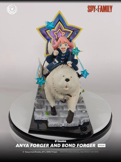 Spy × Family – Statue Ikigai Anya Forger & Bond – 1/6 – 32 cm – Tsume Art