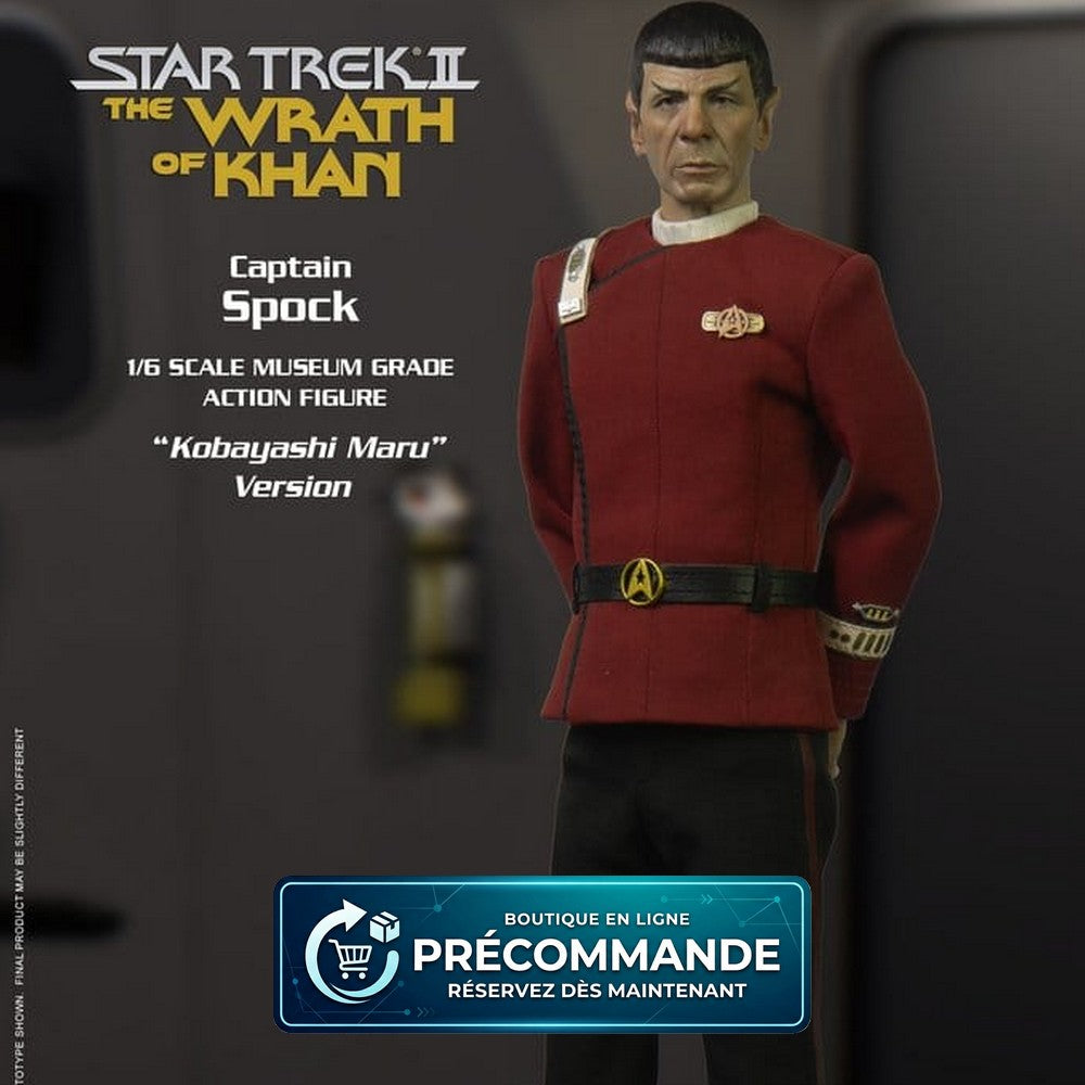 Star Trek II : La Colère de Khan – Captain Spock – Kobayashi Maru Version – 30 cm