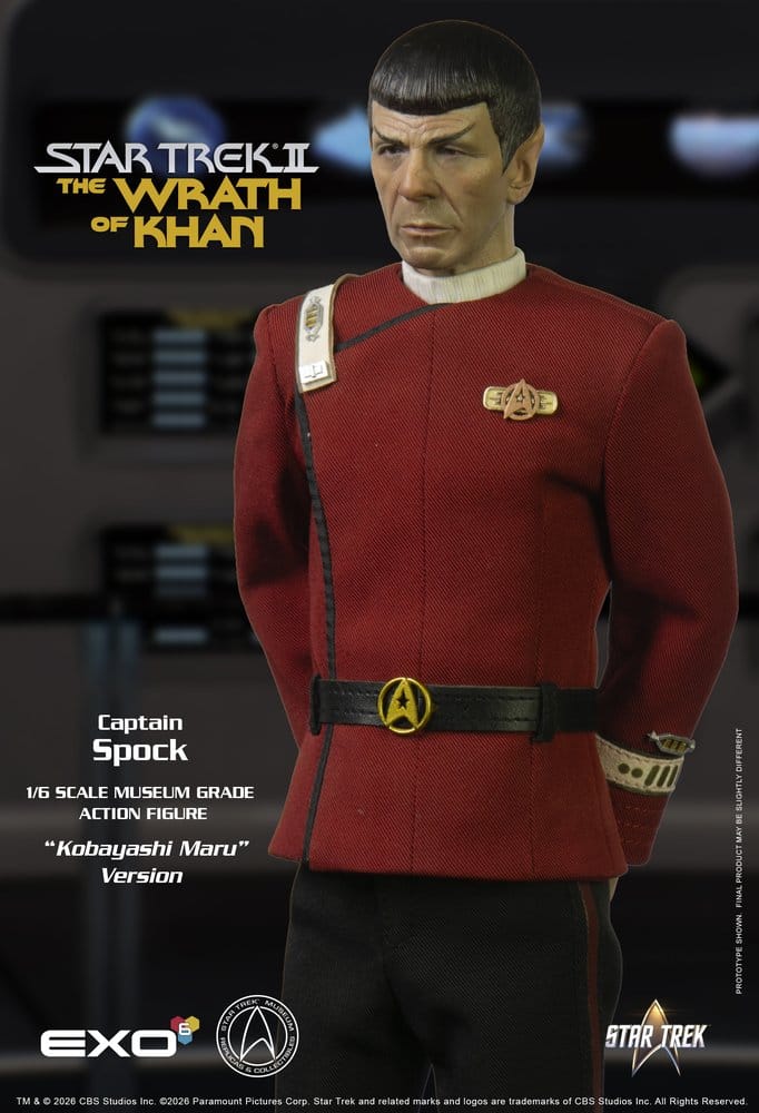Star Trek II : La Colère de Khan – Captain Spock – Kobayashi Maru Version – 30 cm