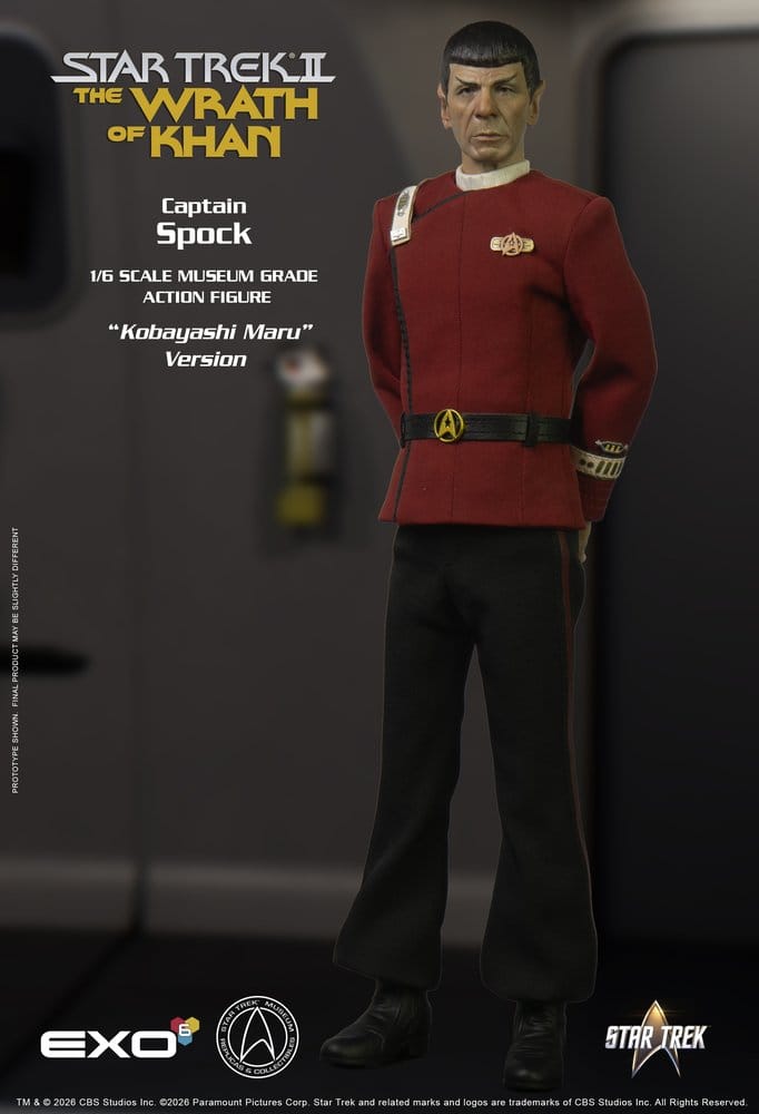 Star Trek II : La Colère de Khan – Captain Spock – Kobayashi Maru Version – 30 cm