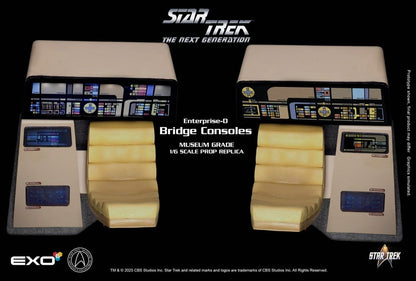 Star Trek: La Nouvelle Génération – Enterprise-D Bridge Consoles Set – Échelle 1/6