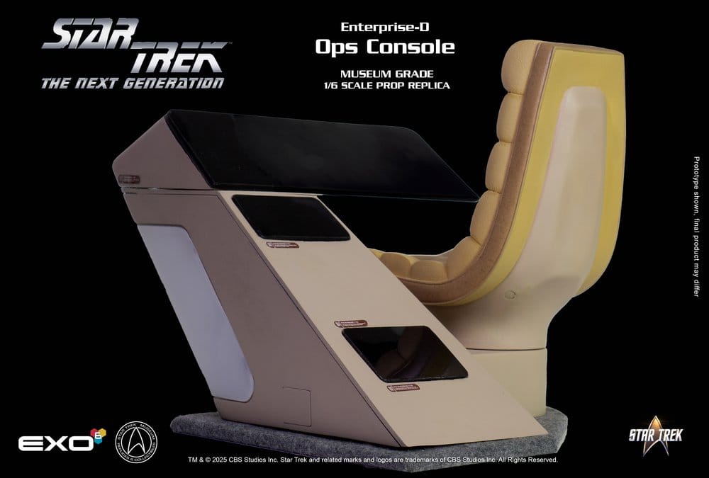 Star Trek: La Nouvelle Génération – Enterprise-D Bridge Consoles Set – Échelle 1/6
