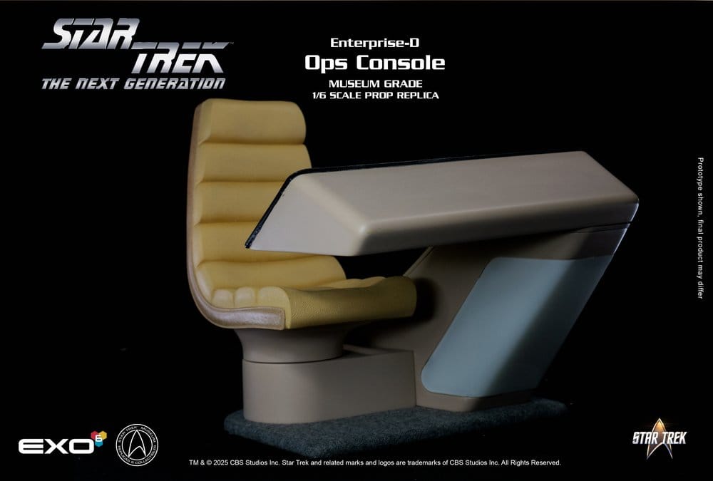 Star Trek: La Nouvelle Génération – Enterprise-D Bridge Consoles Set – Échelle 1/6