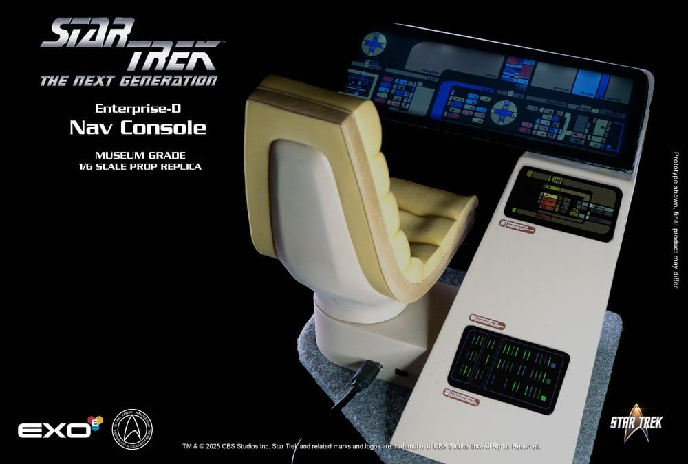 Star Trek: La Nouvelle Génération – Enterprise-D Bridge Consoles Set – Échelle 1/6