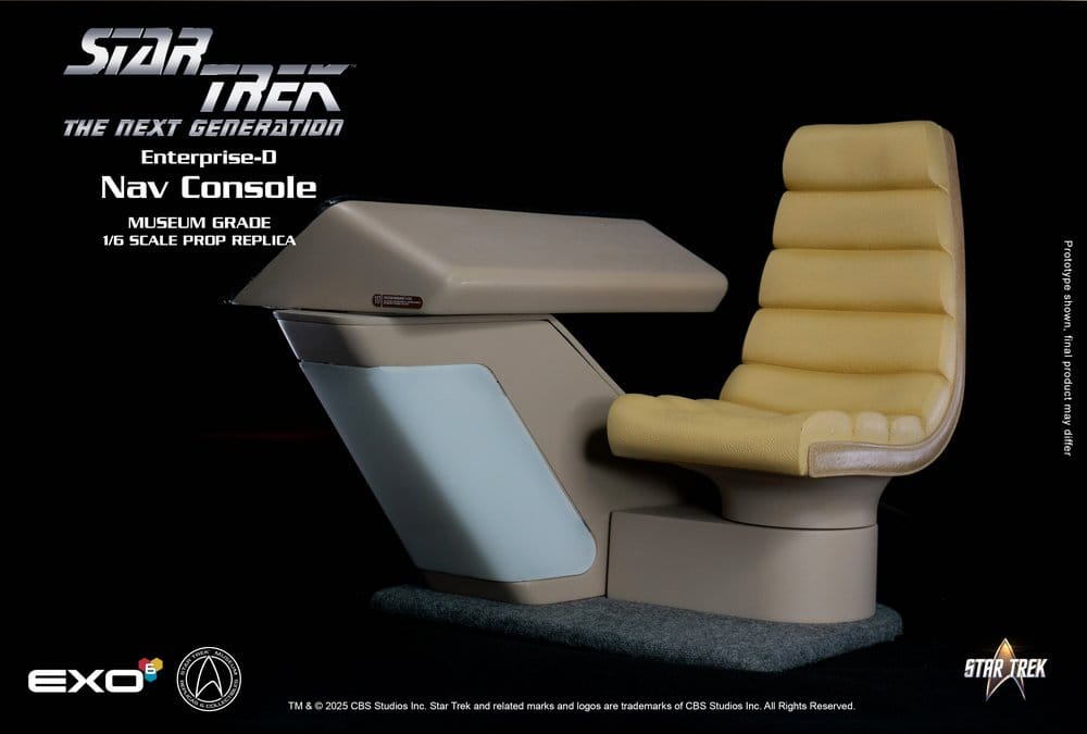 Star Trek: La Nouvelle Génération – Enterprise-D Bridge Consoles Set – Échelle 1/6