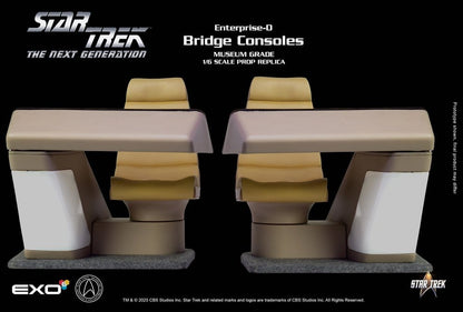 Star Trek: La Nouvelle Génération – Enterprise-D Bridge Consoles Set – Échelle 1/6