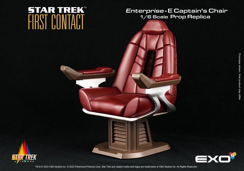 Star Trek : Premier Contact – Captain's Chair – Échelle 1/6 – 15 cm