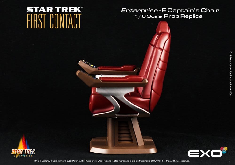 Star Trek : Premier Contact – Captain's Chair – Échelle 1/6 – 15 cm