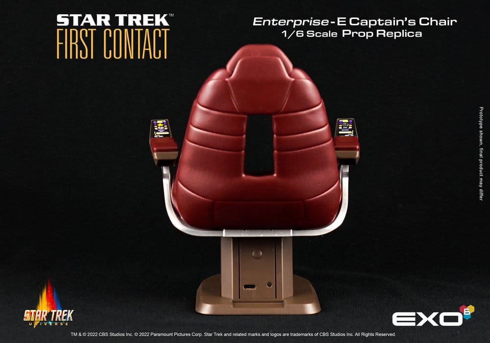 Star Trek : Premier Contact – Captain's Chair – Échelle 1/6 – 15 cm