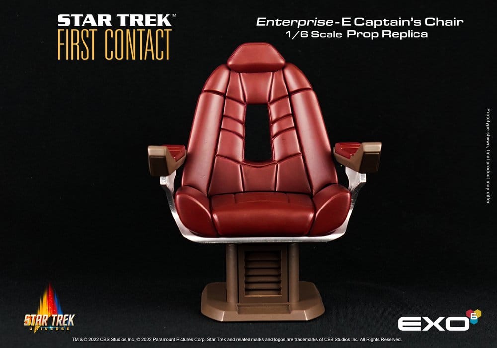 Star Trek : Premier Contact – Captain's Chair – Échelle 1/6 – 15 cm