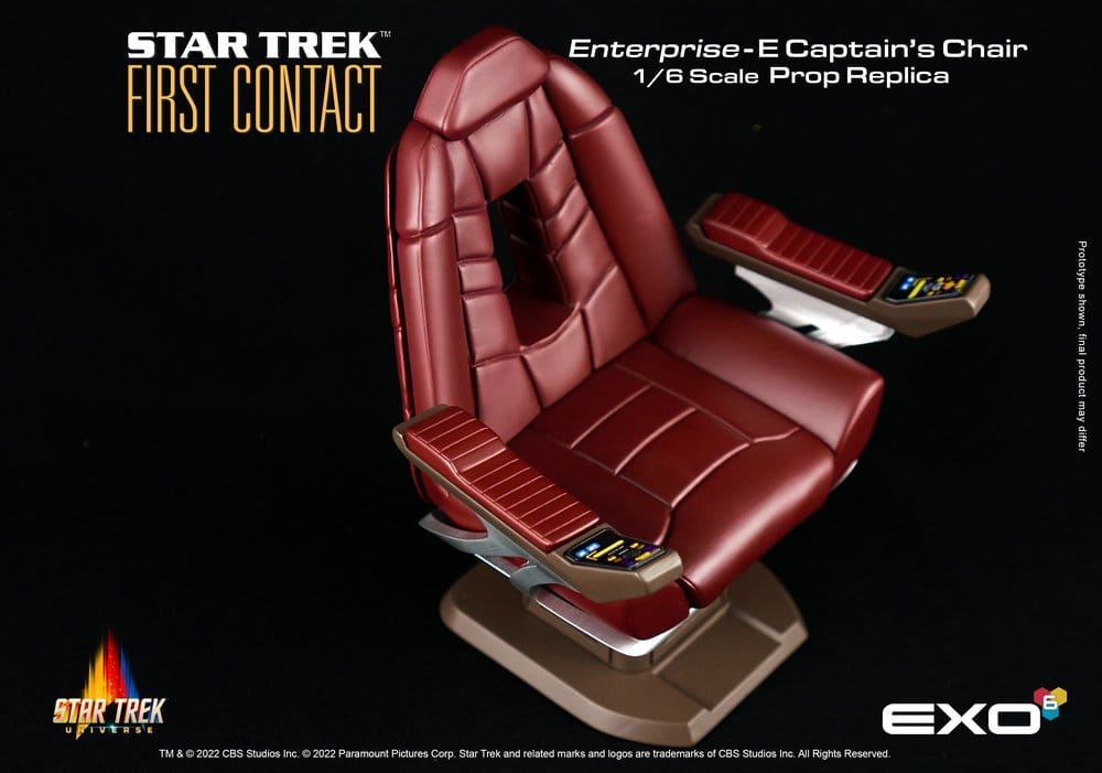 Star Trek : Premier Contact – Captain's Chair – Échelle 1/6 – 15 cm