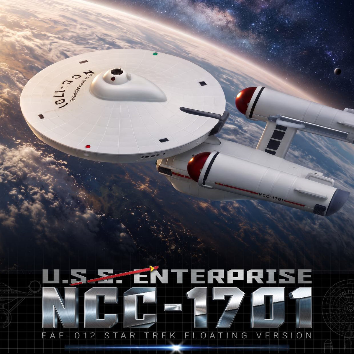 Star Trek – USS Enterprise NCC-1701 – Egg Attack Floating – Beast Kingdom