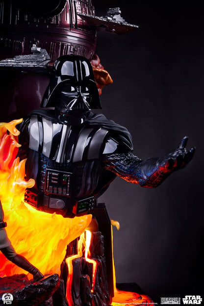 Statuette Darth Vader Star Wars Fine Art, 56 cm, représentant le buste de Dark Vador avec détails réalistes, de PCS Collectibles.