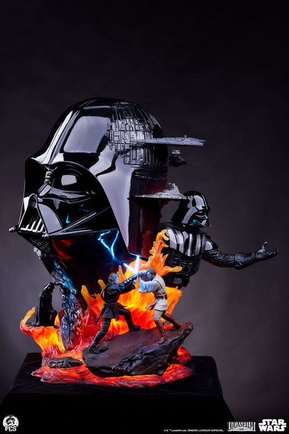 Statuette Darth Vader Star Wars Fine Art de 56 cm, figurine en détail de PCS Collectibles représentant Dark Vador.