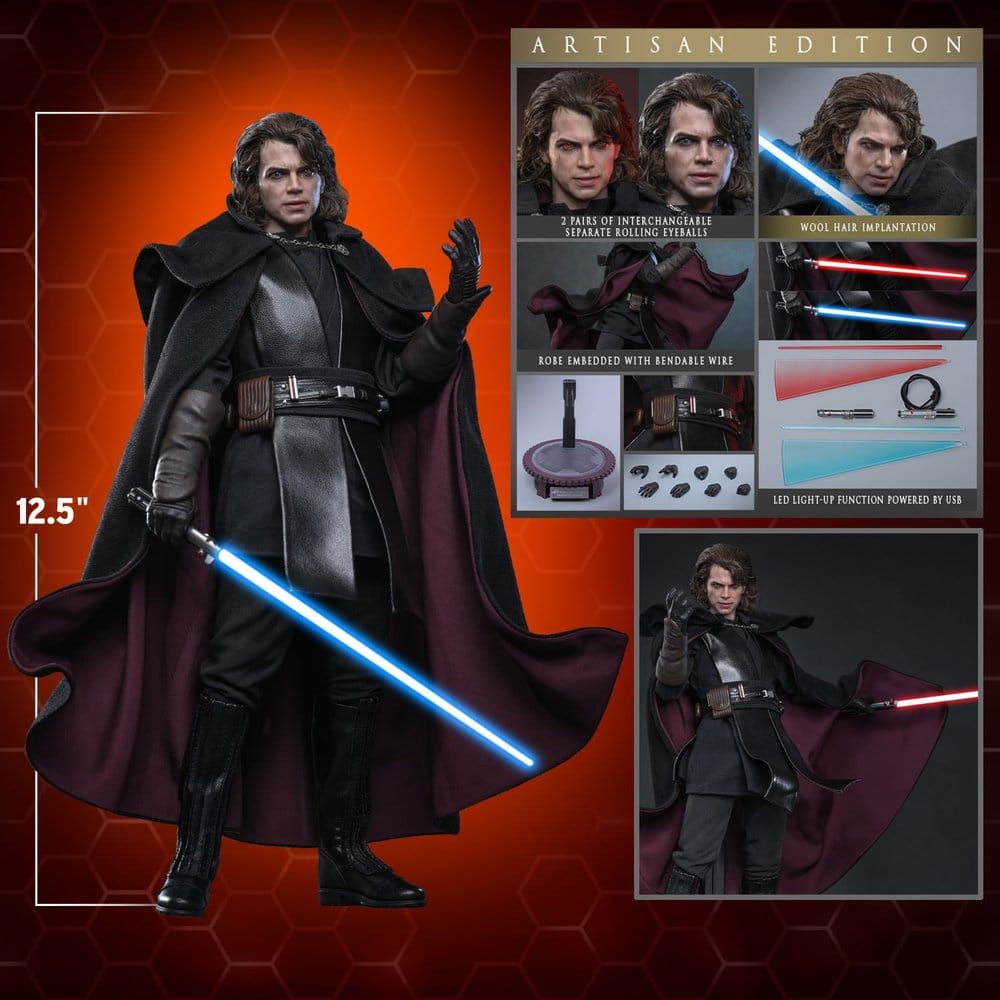 Star Wars Épisode III – Anakin Skywalker Concept Art Version – Artisan Edition – 31 cm