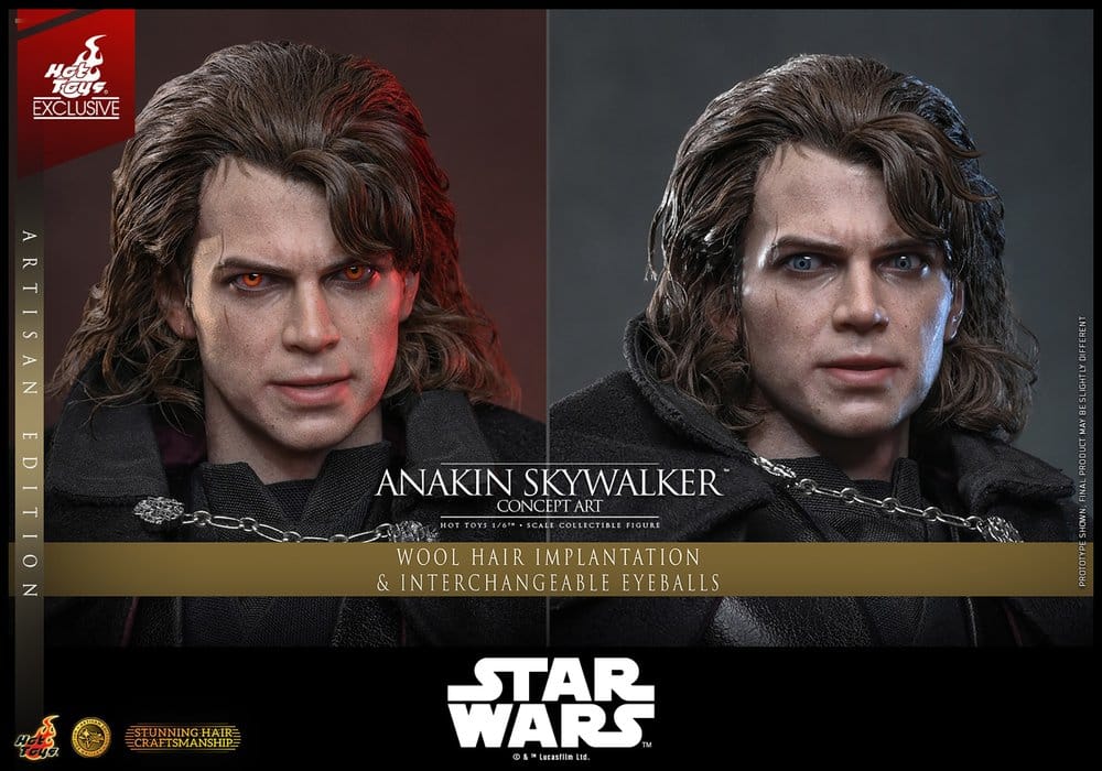 Star Wars Épisode III – Anakin Skywalker Concept Art Version – Artisan Edition – 31 cm