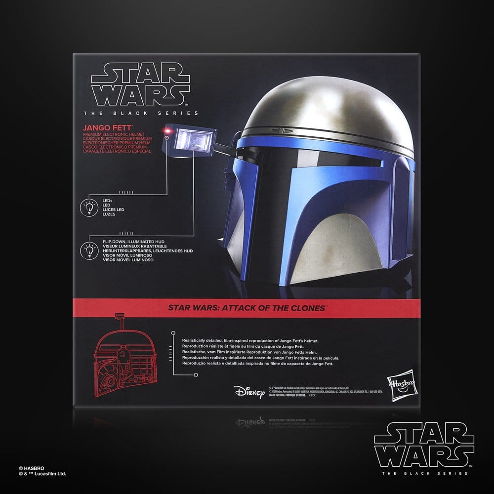 Star Wars Episode II – Black Series – Casque Électronique Jango Fett