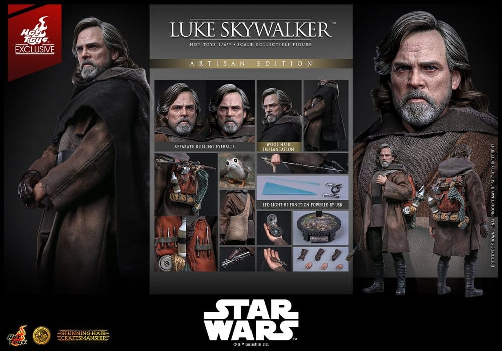 Star Wars : Les Derniers Jedi – Luke Skywalker Artisan Edition – 29 cm