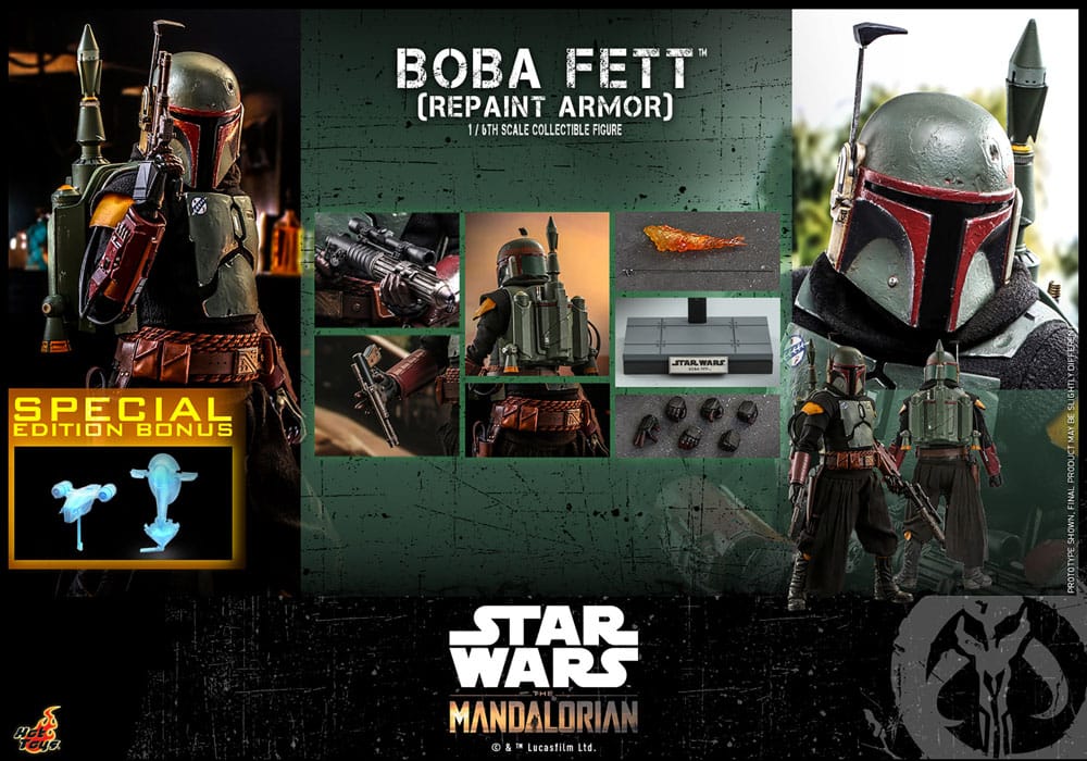 Star Wars: The Mandalorian – Boba Fett Repaint Armor Special Edition – 1/6 – 30 cm