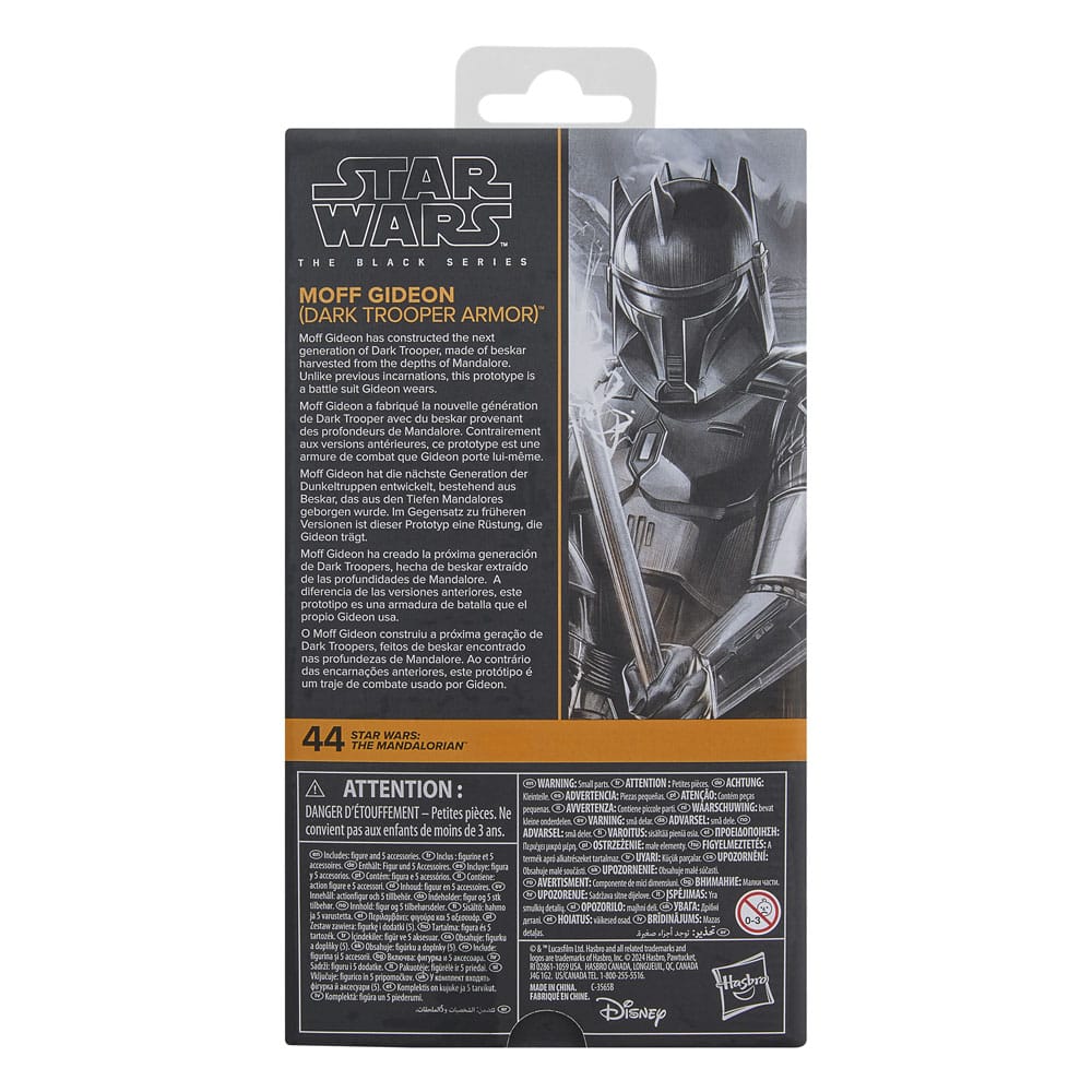 Star Wars: The Mandalorian – Moff Gideon (Dark Trooper Armor) – Black Series – 15 cm