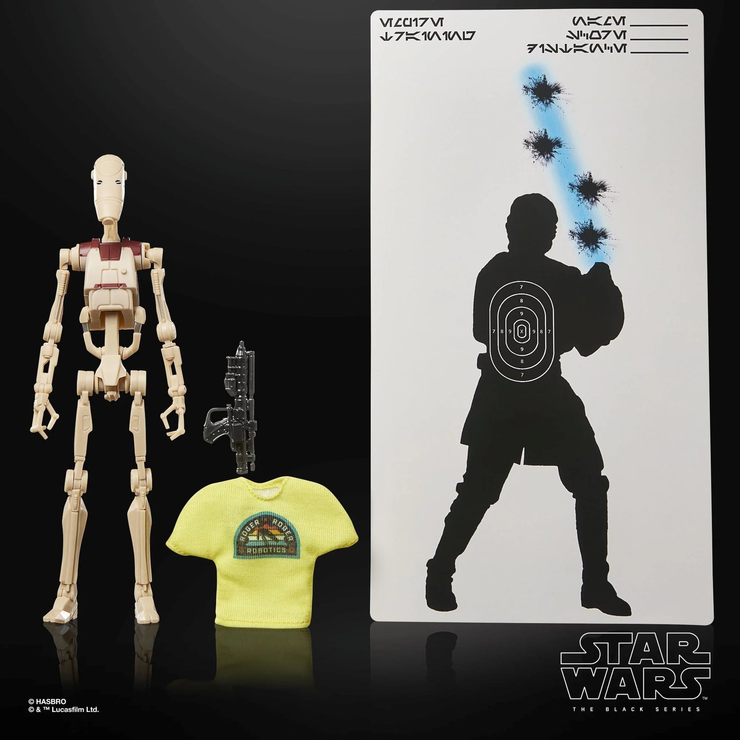 Figurine B1 Battle Droid Star Wars Black Series de 15 cm, de la collection Hasbro, pour célébrer le 4 mai.