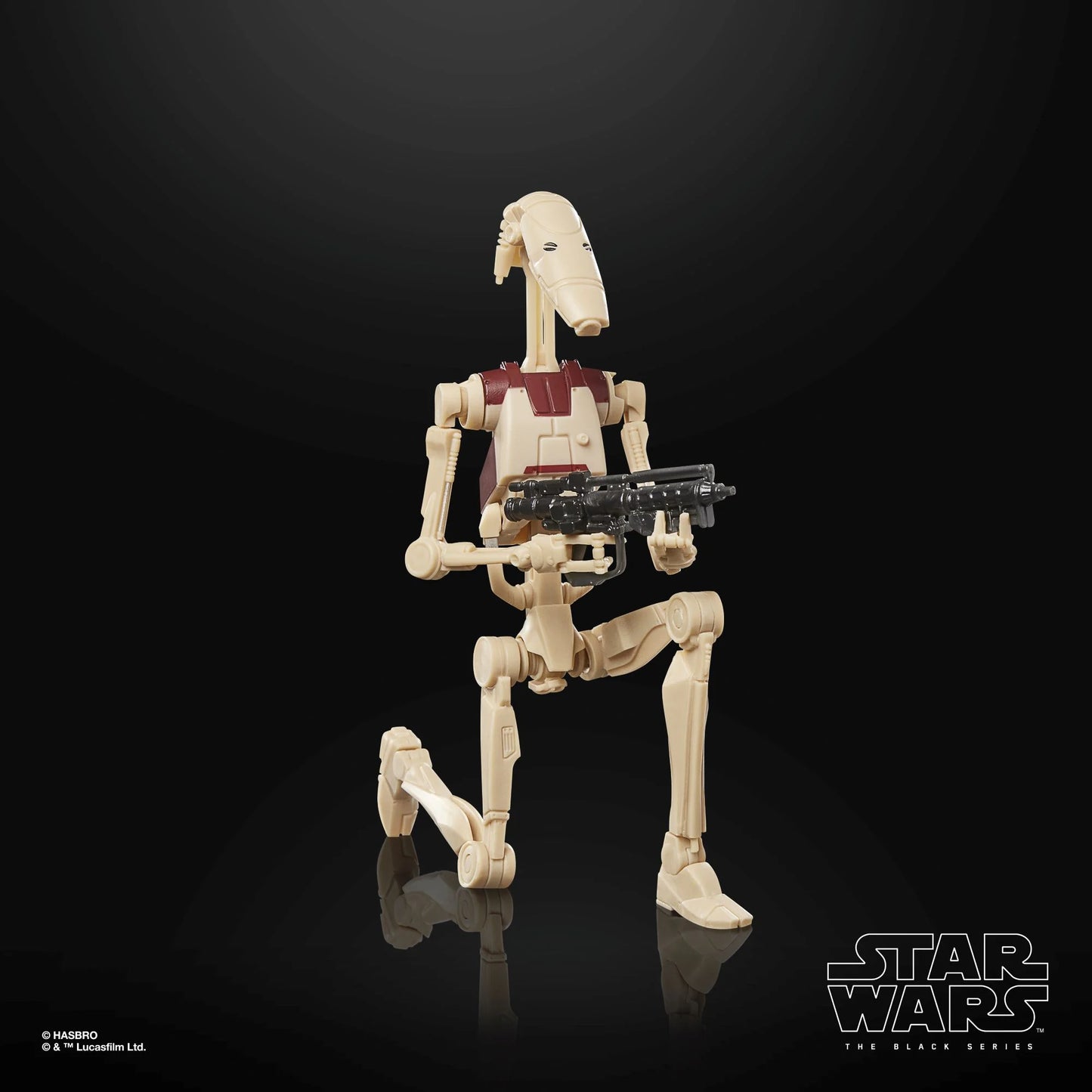 Figurine B1 Battle Droid Star Wars Black Series de 15cm, modèle Hasbro, détaillée et fidèle à l'univers Star Wars.