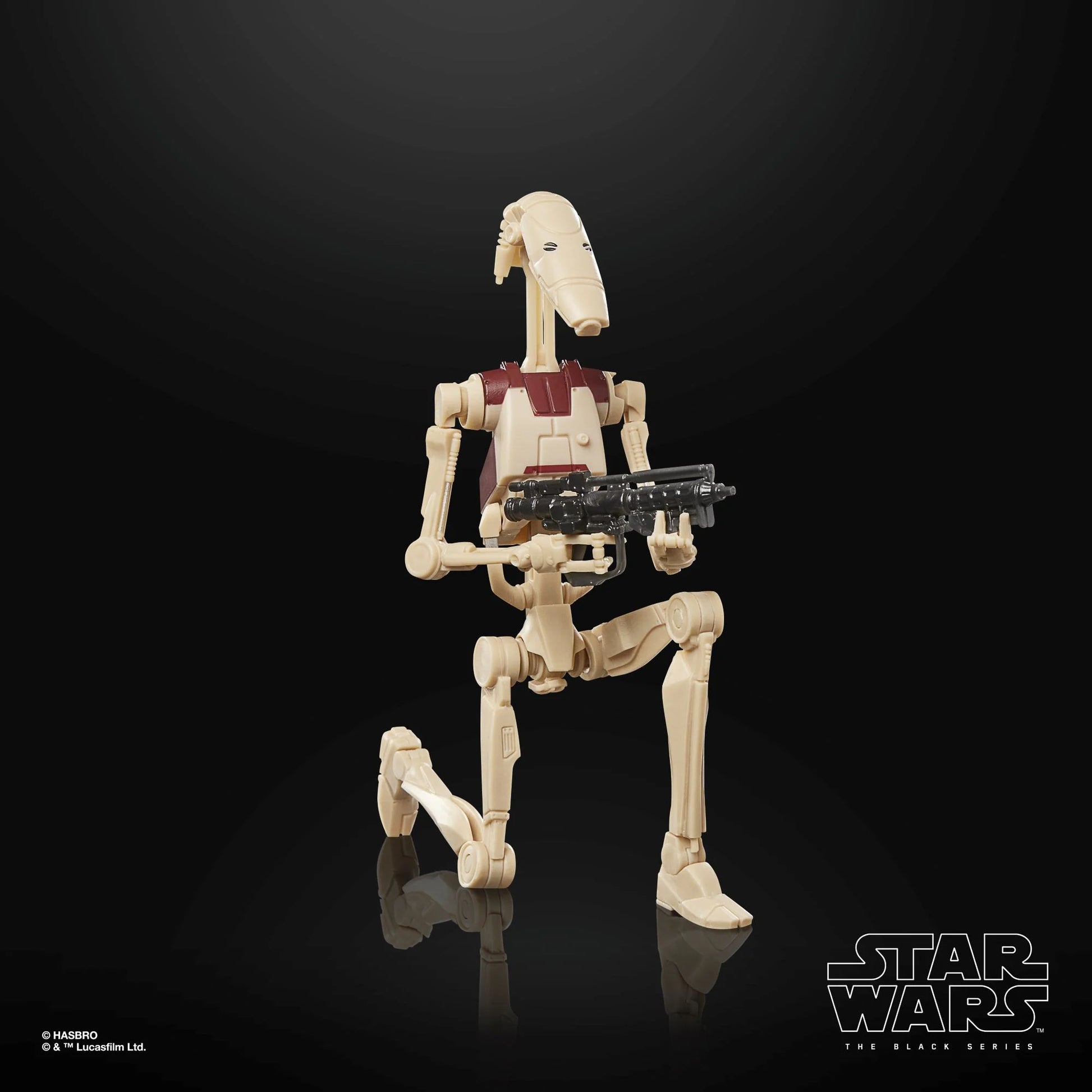 Figurine B1 Battle Droid Star Wars Black Series de 15cm, modèle Hasbro, détaillée et fidèle à l'univers Star Wars.