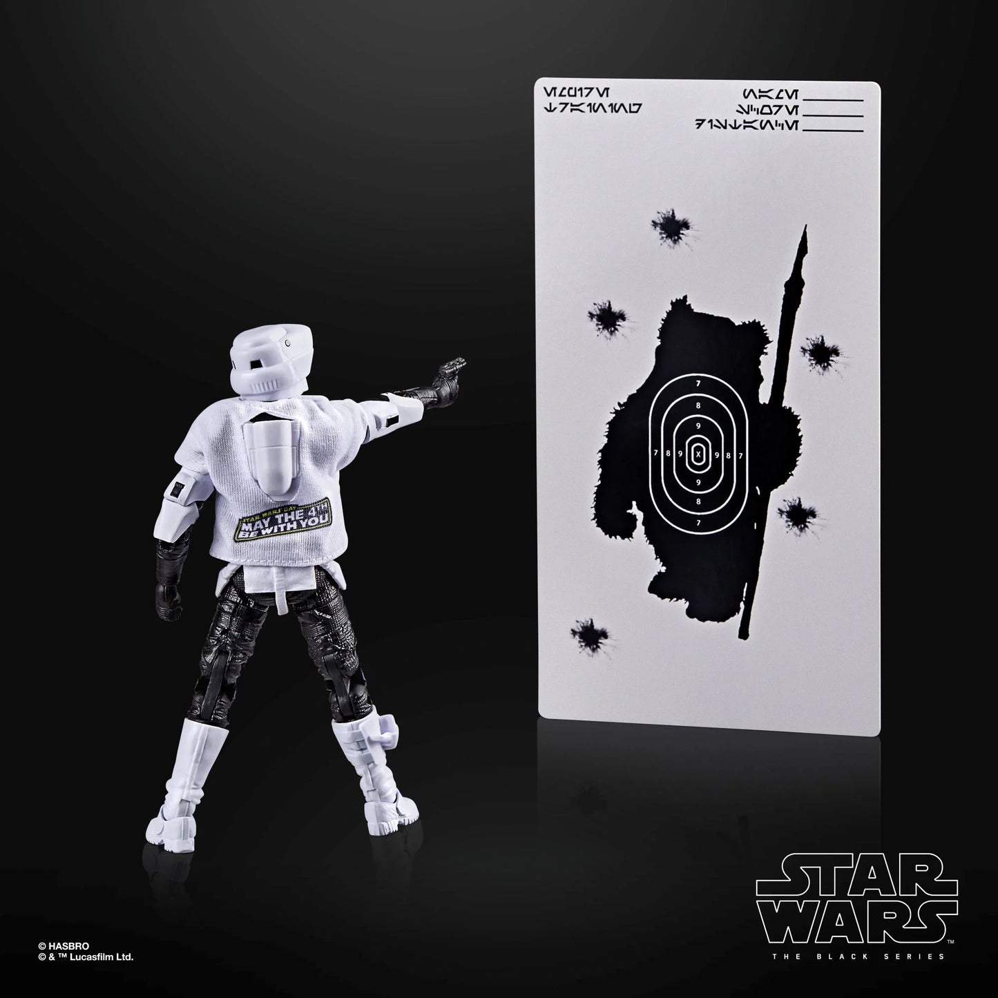 STAR WARS - Scout Trooper "May the 4th be.." - Fig. Black Series 15cm