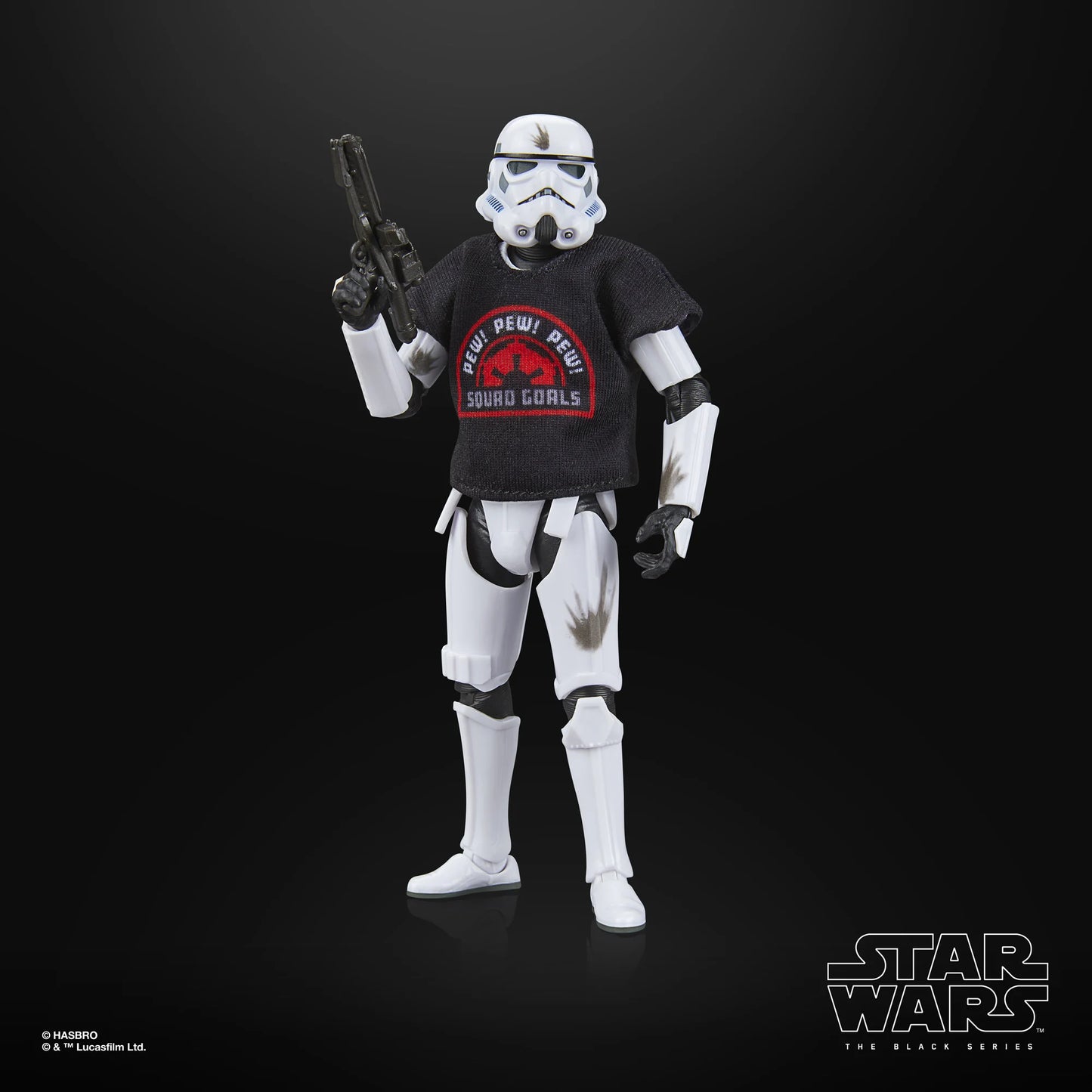 Figurine Stormtrooper Star Wars Black Series de 15cm de Hasbro, personnage emblématique dans une pose détaillée.
