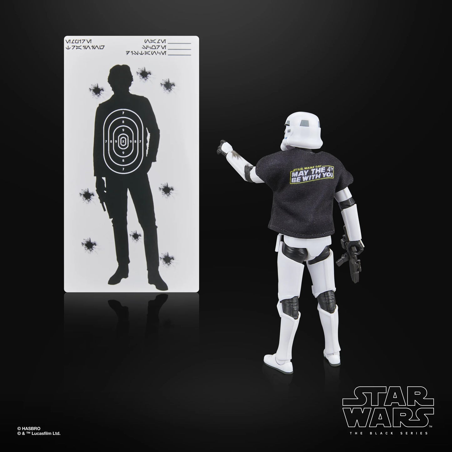 Figurine Stormtrooper Star Wars Black Series de 15 cm, personnage emblématique, fabriquée par Hasbro, pour la célébration May the 4th.