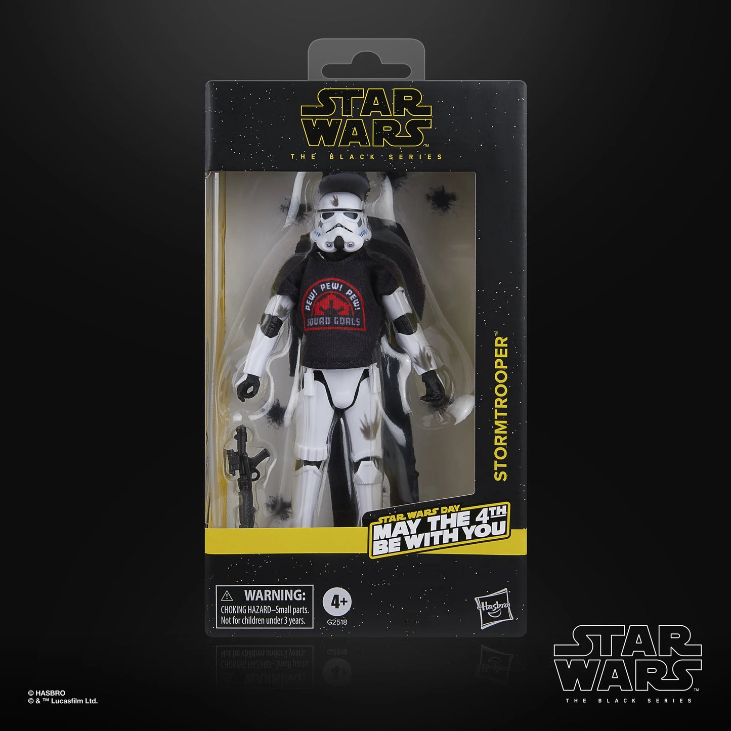 Figurine Stormtrooper Star Wars Black Series de 15 cm de Hasbro, personnage emblématique avec détails fidèles.