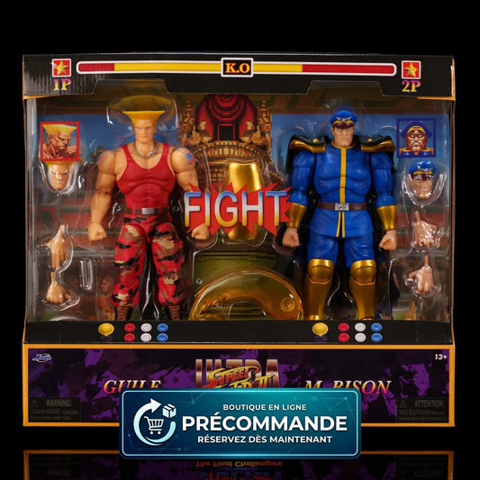 Street Fighter II Giulie Vs Bison AF Double Pack Édition Limitée