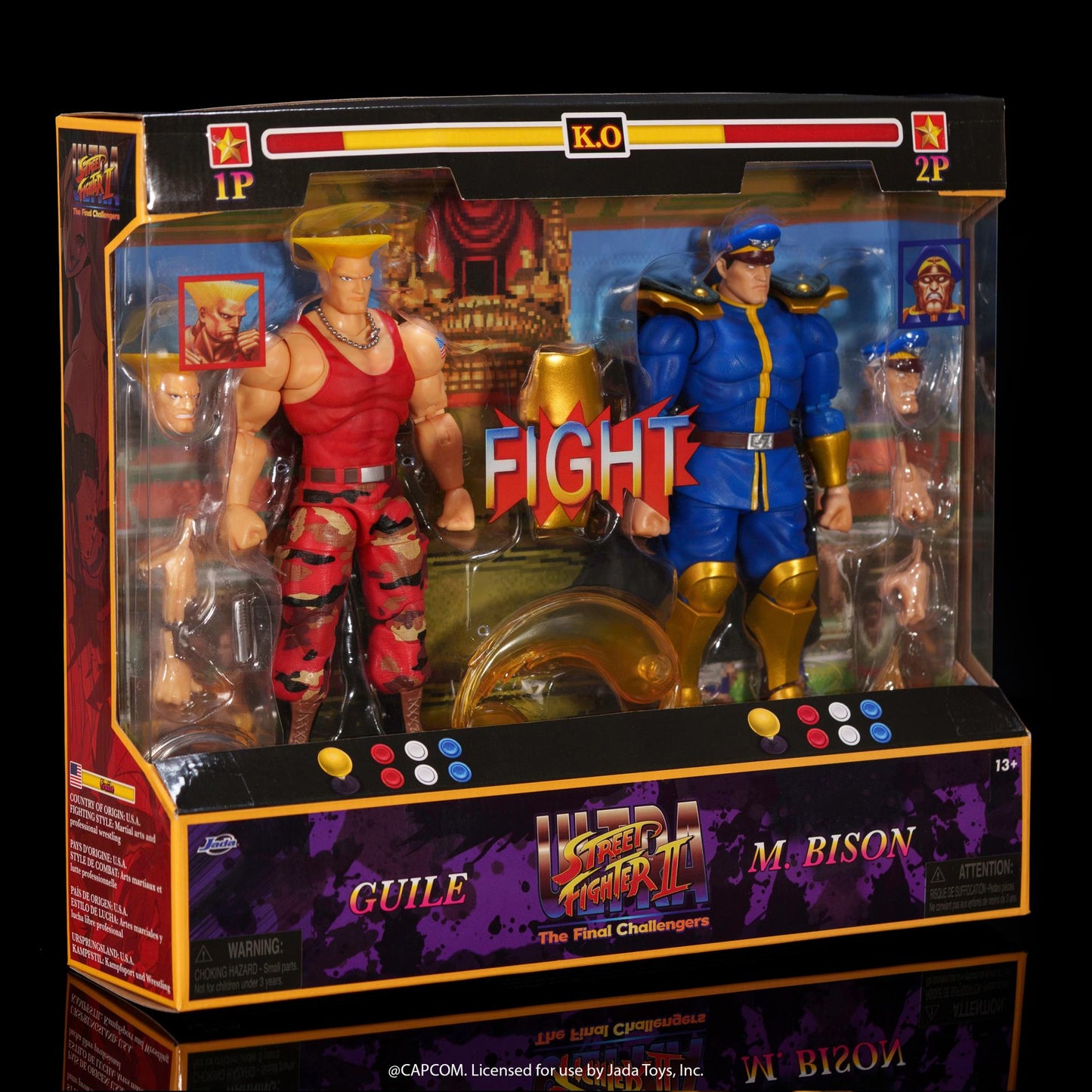 Street Fighter II Giulie Vs Bison AF Double Pack Édition Limitée