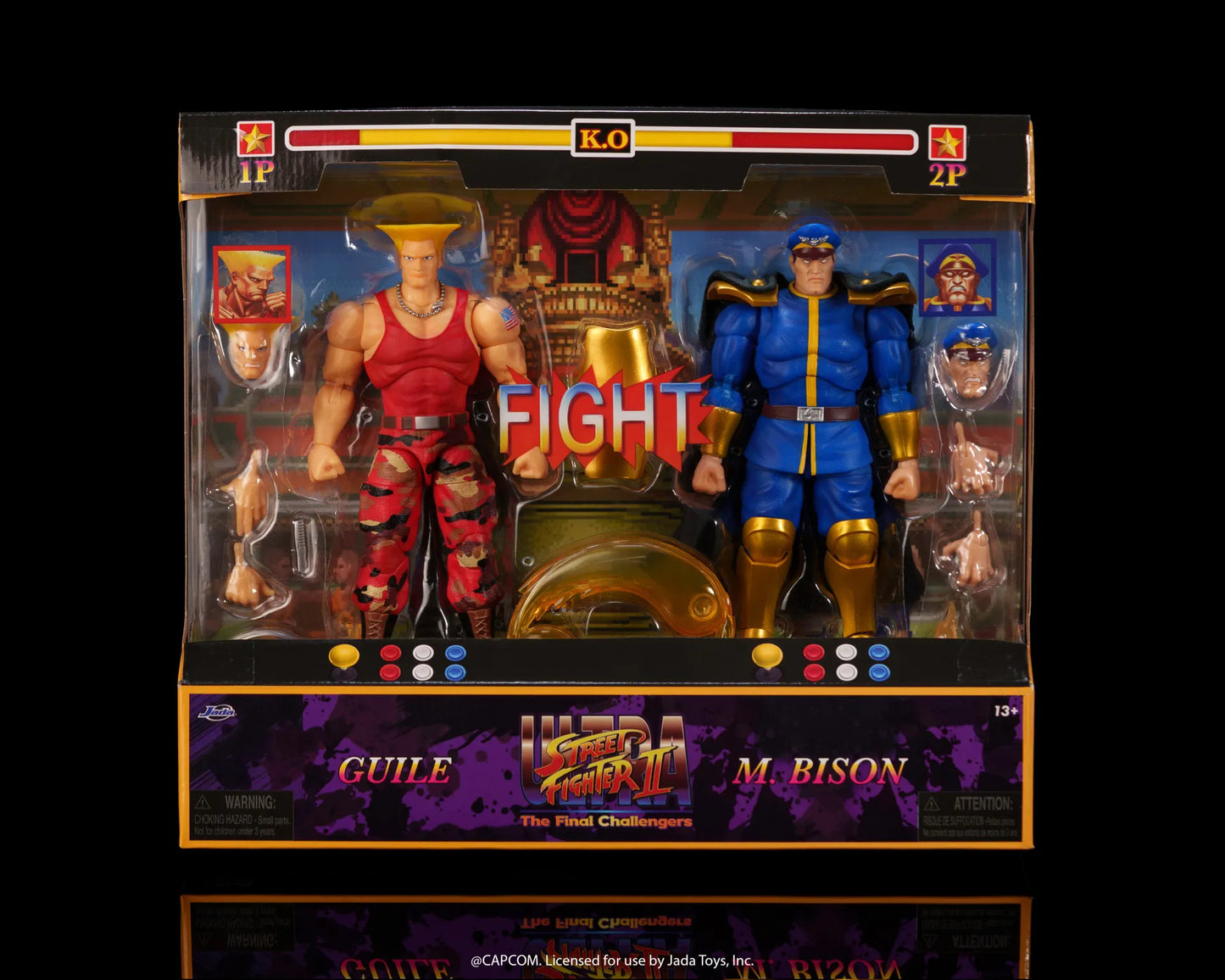 Street Fighter II Giulie Vs Bison AF Double Pack Édition Limitée