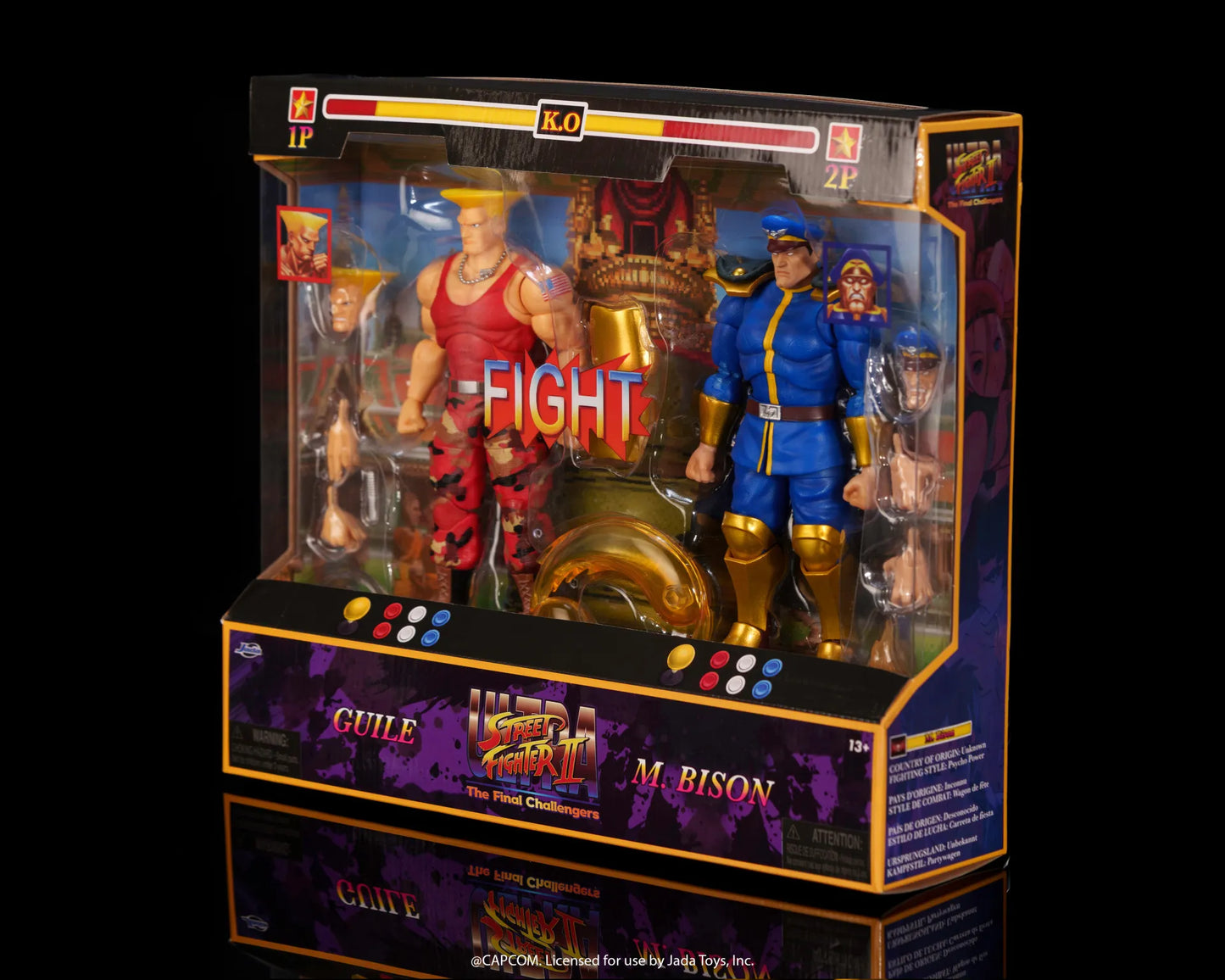 Street Fighter II Giulie Vs Bison AF Double Pack Édition Limitée